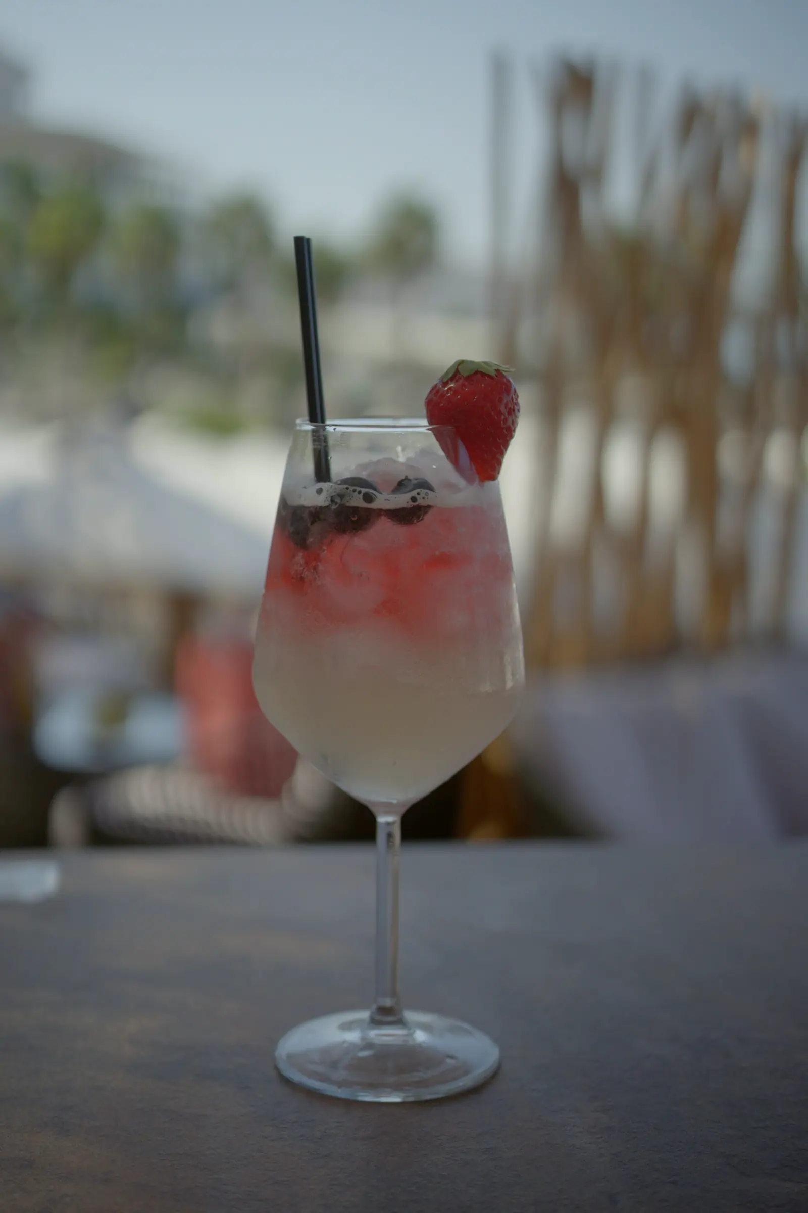 Romantische Drinks bei Sonnenuntergang